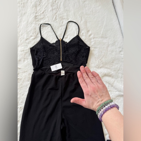 NWT Rue 21 Black lace jumpsuit - Picture 7 of 9